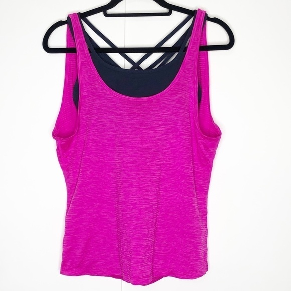 Athleta Active Top w/Built-in Sports Bra - Picture 2 of 5